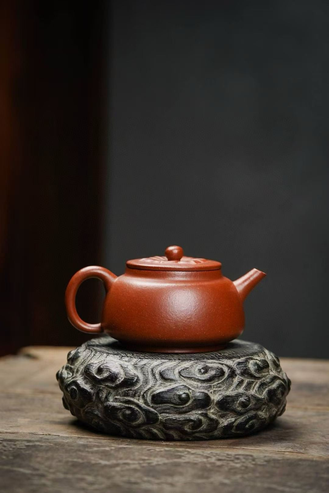 宜興紫砂壷(中国茶器)『菱花』