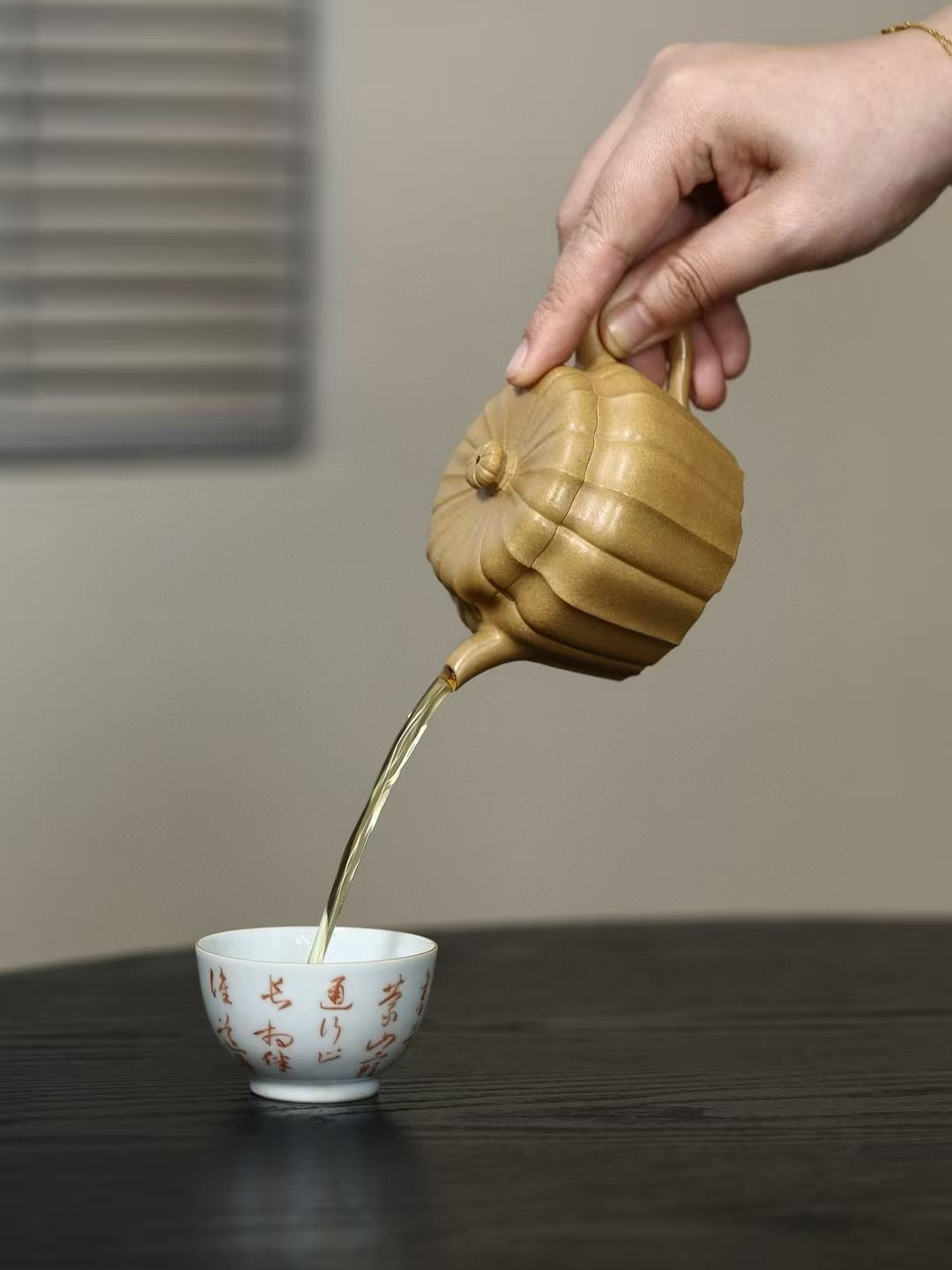 宜興紫砂壷(中国茶器)『殷尚菱花』