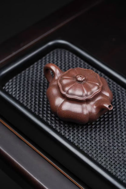 宜興紫砂壷（中国茶器）『紫玉金砂』